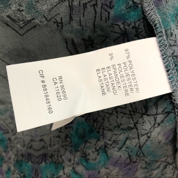 Kensie Short Circuit Dress Teal Zipper NWT Large - Picture 8 of 10